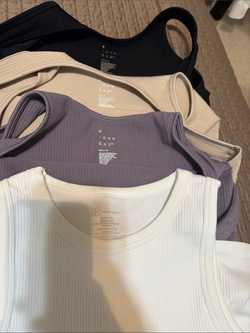 a new day Ribbed Tank top bundle - Picture 2 of 2